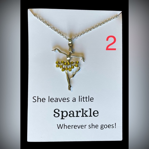 🆕 Ballerina Necklace - Yellow - Picture 8 of 12